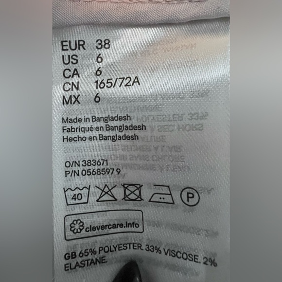 H&M Heathered Light Grey Suit, like new! - Picture 4 of 5